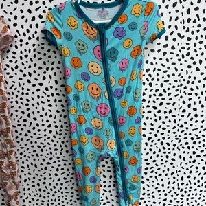 Posh Peanut Bamboo 12-18 month short sleeve convertible romper Tyler